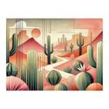 Art Deco Desert Cacti (Print Only) thumbnail