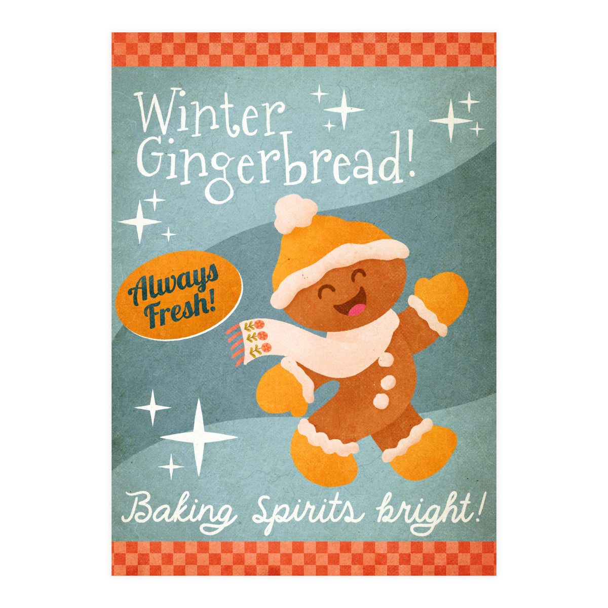 Winter Gingerbread (Print Only)