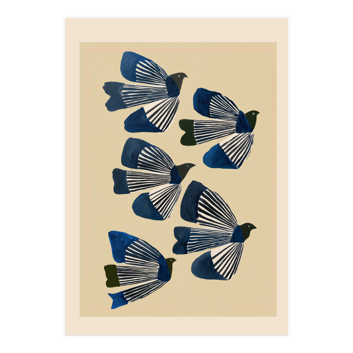 Birds In Flight (Print Only)