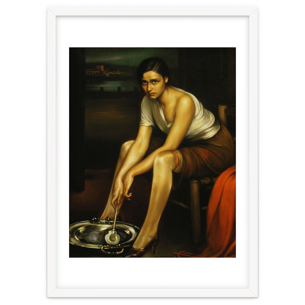 Julio Romero de Torres / 'La chiquita piconera', 1930, Oil on canvas, 100 x 80 cm.