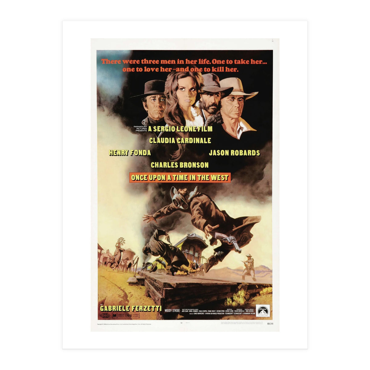 ONCE UPON A TIME IN THE WEST (1968), directed by SERGIO LEONE. (Print Only)