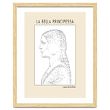 La Bella Principessa – Leonardo Da Vinci Ascii Art thumbnail