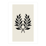 Minimalist Laurel Wreath: Botanical Line Art (Print Only) thumbnail