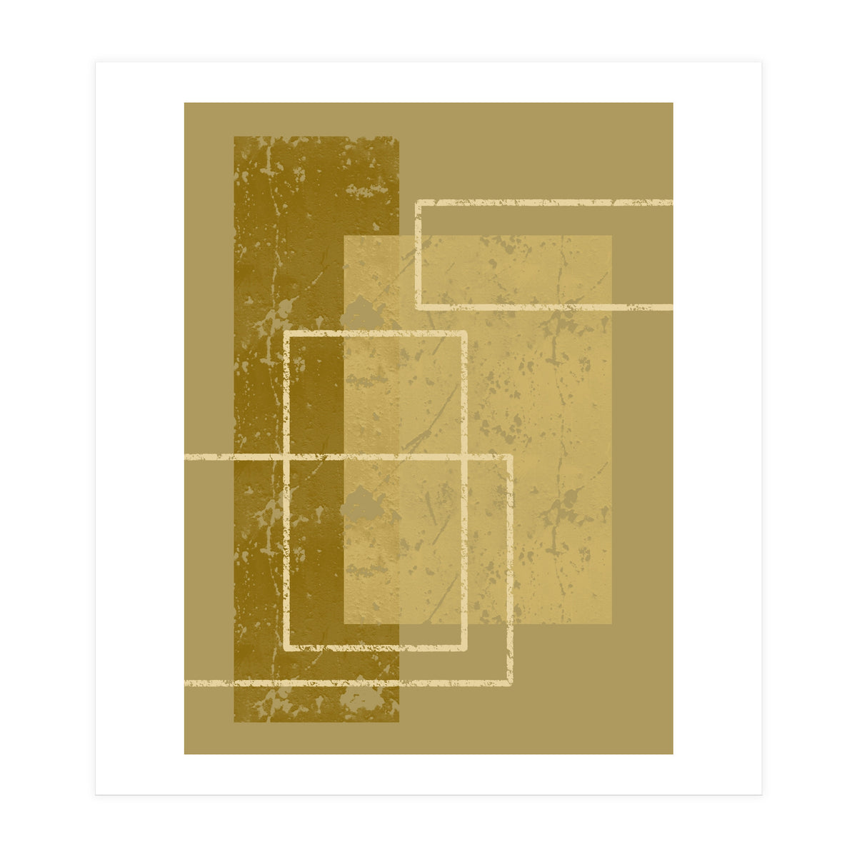 Structured Gold (Print Only)