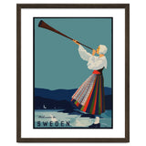 Sweden, Woman With Alp Horn thumbnail