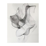 Abstract Black And White Swirling Lines Art (Print Only) thumbnail