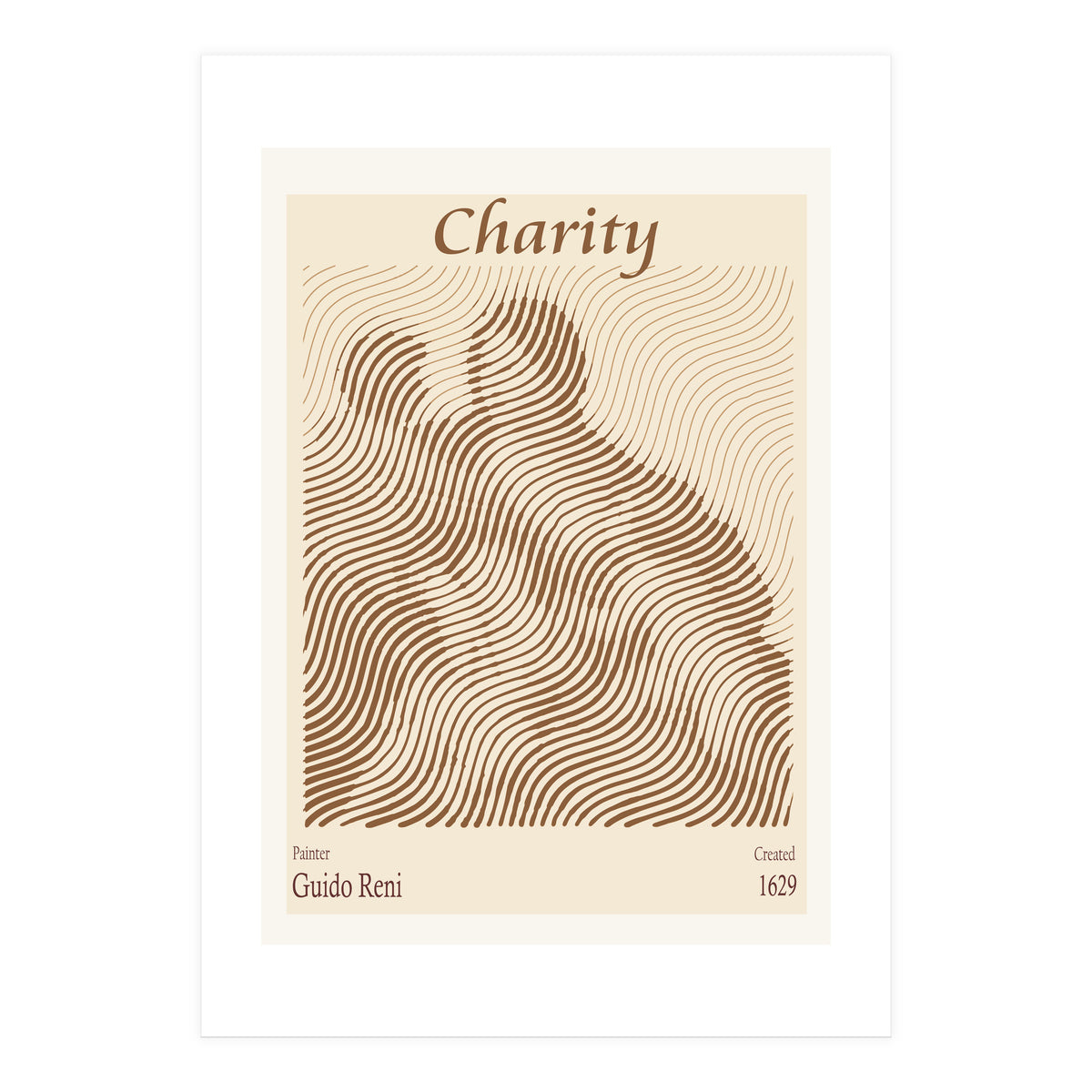 Charity (1629) – Guido Reni (italian, 1575 1642) (Print Only)