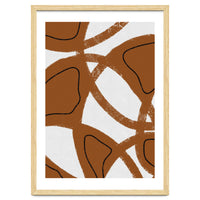Abstract Brown and Black Lines