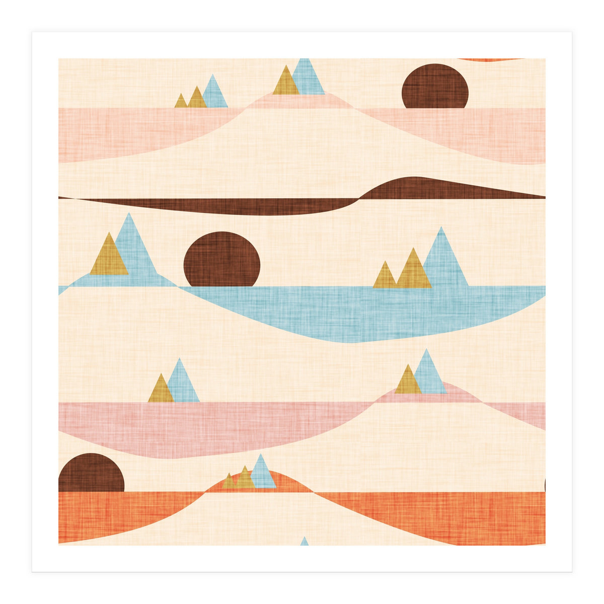 Apricity Landscape Beige (Print Only)