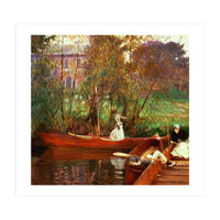 John Singer Sargent / 'The Boating Party', 1889, Oil on canvas, 88 x 92 cm. (Print Only)