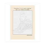 Portrait of Count Honoré de La Riboisière – Antoine-Jean Gros (ascii art)  (Print Only) thumbnail
