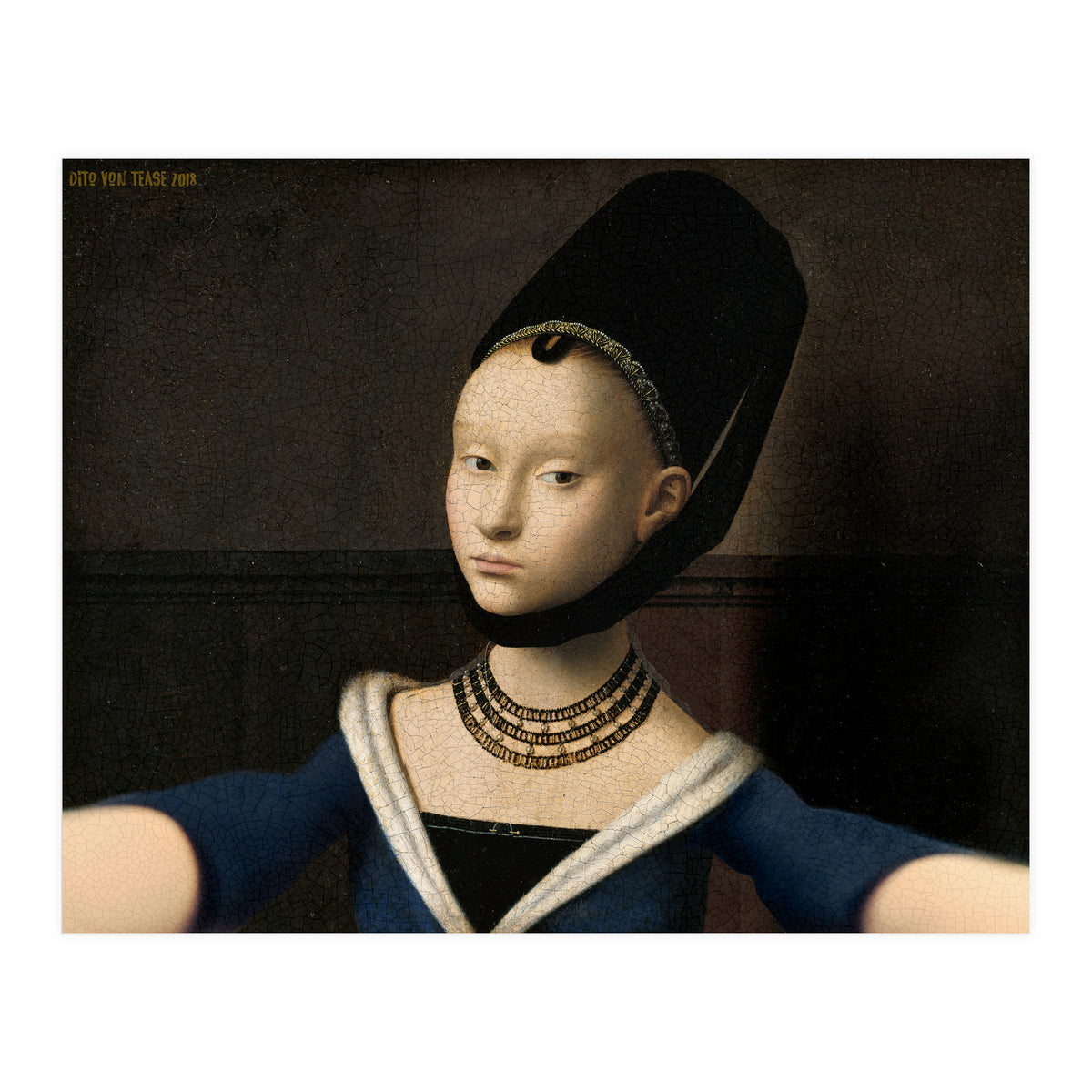 Petrus Christus  - Young Woman - Selfie (Print Only)