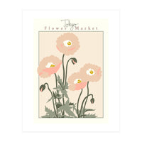 Flower Market Tokyo Poppy (Print Only)