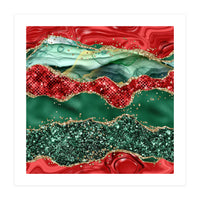 Christmas Glitter Agate Texture 05 (Print Only)