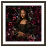 Mona Lisa And Dark Flowers thumbnail