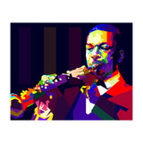 John Coltrane Jazz Musician Pop Art WPAP (Print Only) thumbnail
