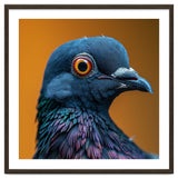 Close Up Of A Pigeon's Head And Neck thumbnail