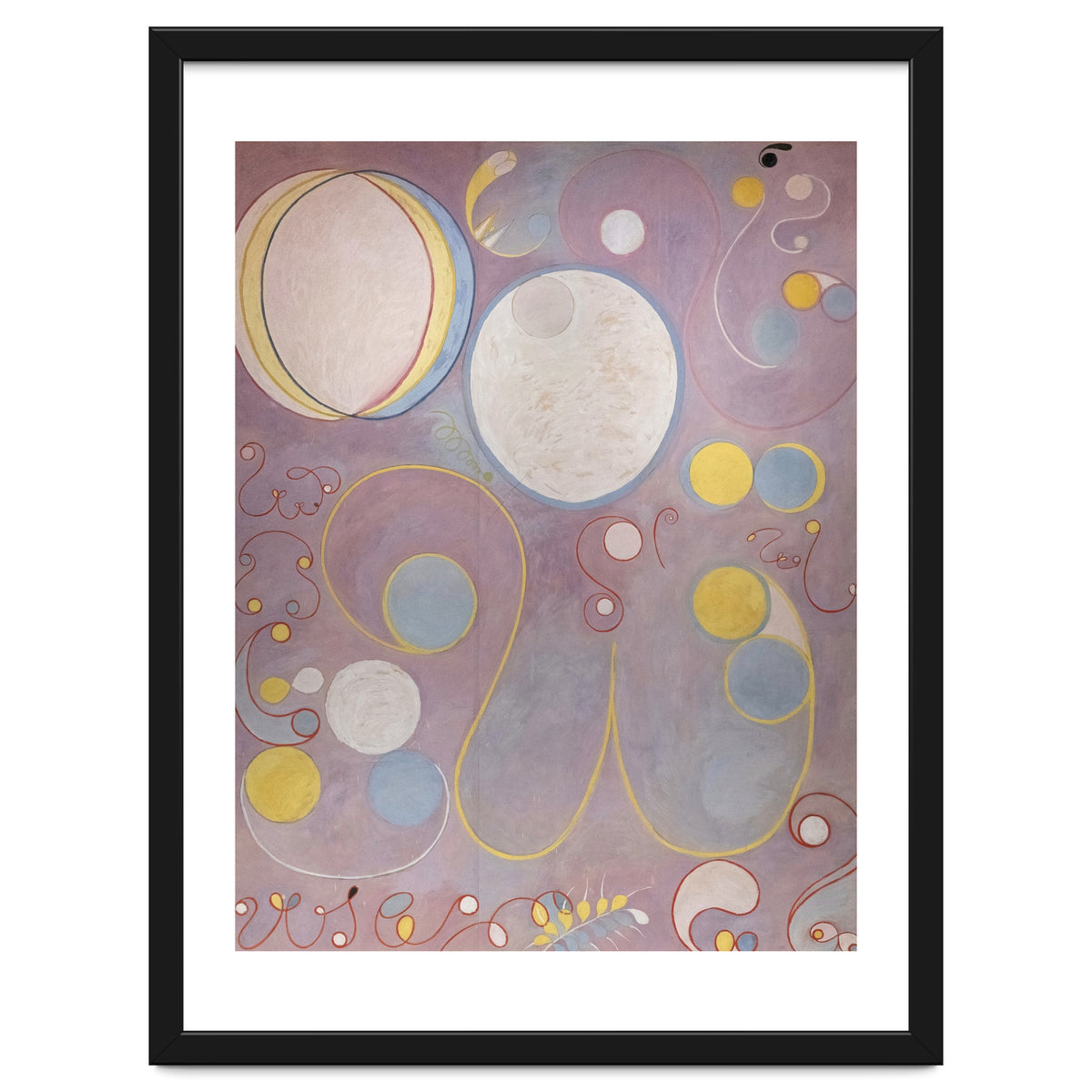 Hilma af Klint - The Ten Largest No 8 Adulthood Abstract Spiritual Geometry Art