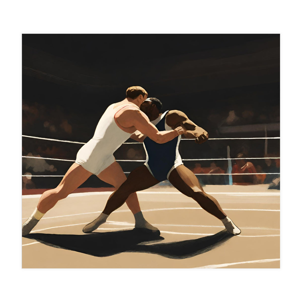 Wrestlers #4 (Print Only)