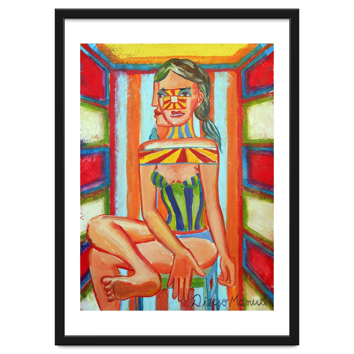 Mujer En La Silla 10