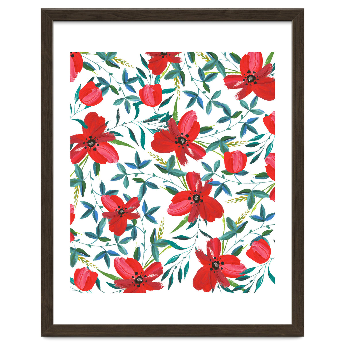 Red Blossom #society6 #decor #buyart