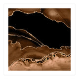 Brown & Gold Agate Texture 14 (Print Only) thumbnail
