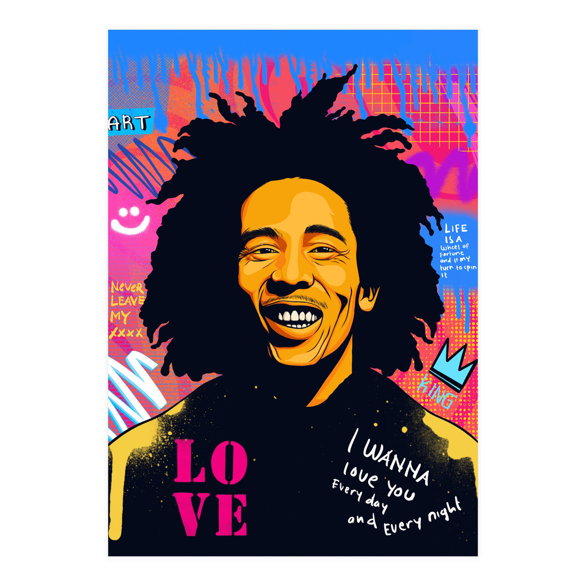 Bob Marley (Print Only)