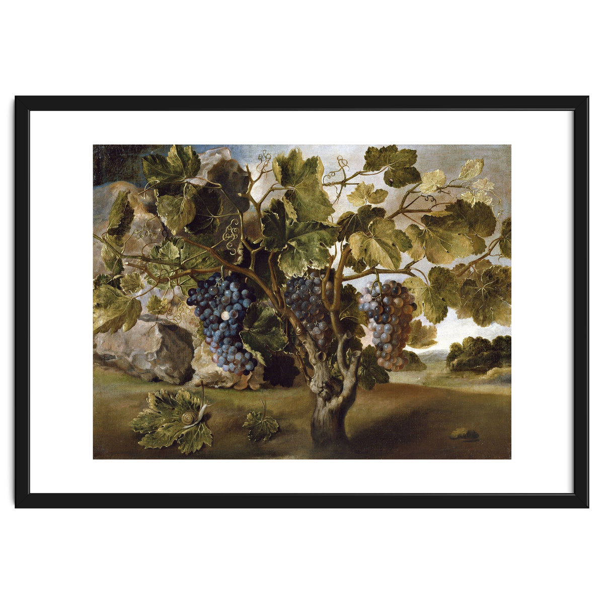 Tomás Hiepes / 'Landscape with a Grapevine', 17th century, Spanish School, Oil on canvas, 67 cm x...