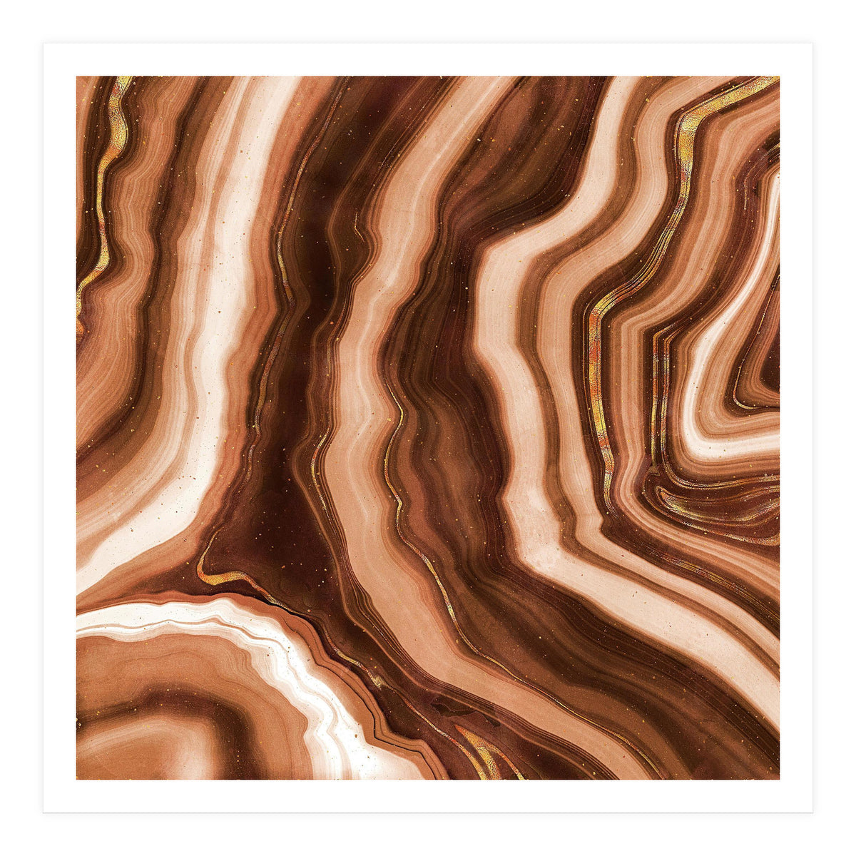 Golden Agate Texture 02 (Print Only)
