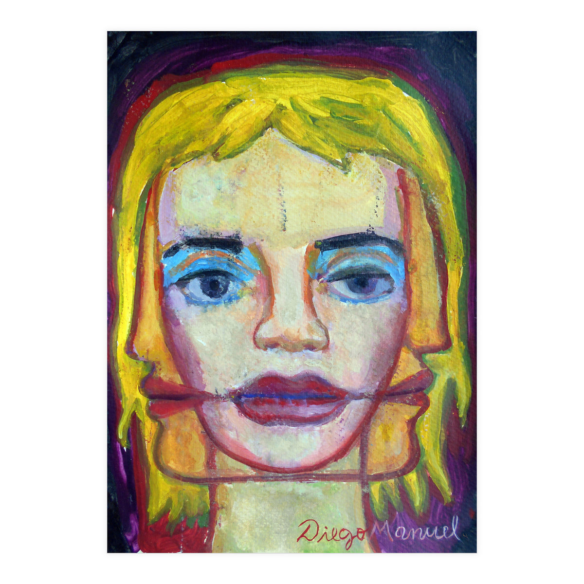 Cabeza De Mujer 17 (Print Only)