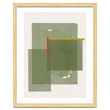 GREEN WATERCOLOR SHAPES NO.2 thumbnail