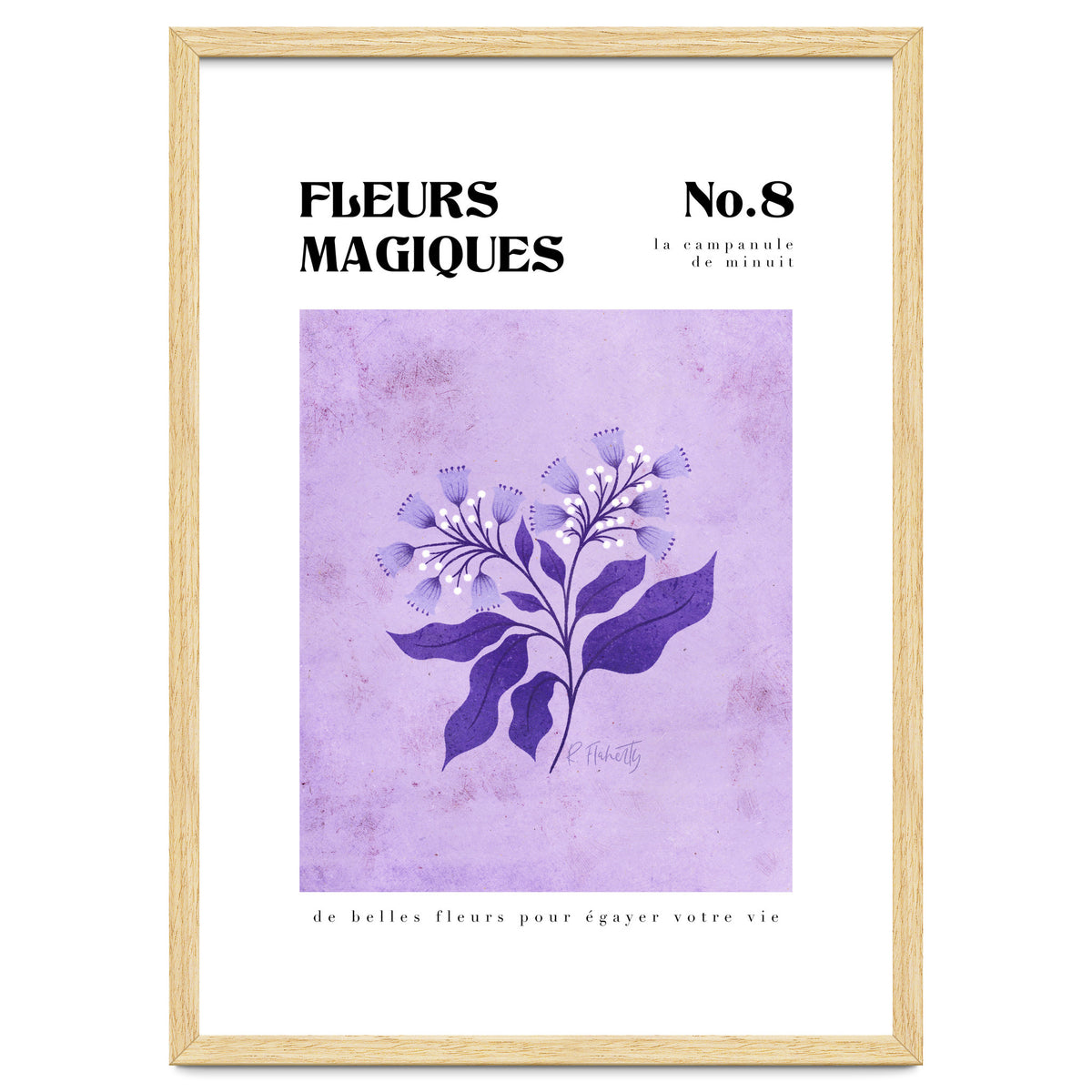 Magical Flowers No.8 Midnight Bellflowers