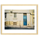 Lisbon Blue door on the street thumbnail