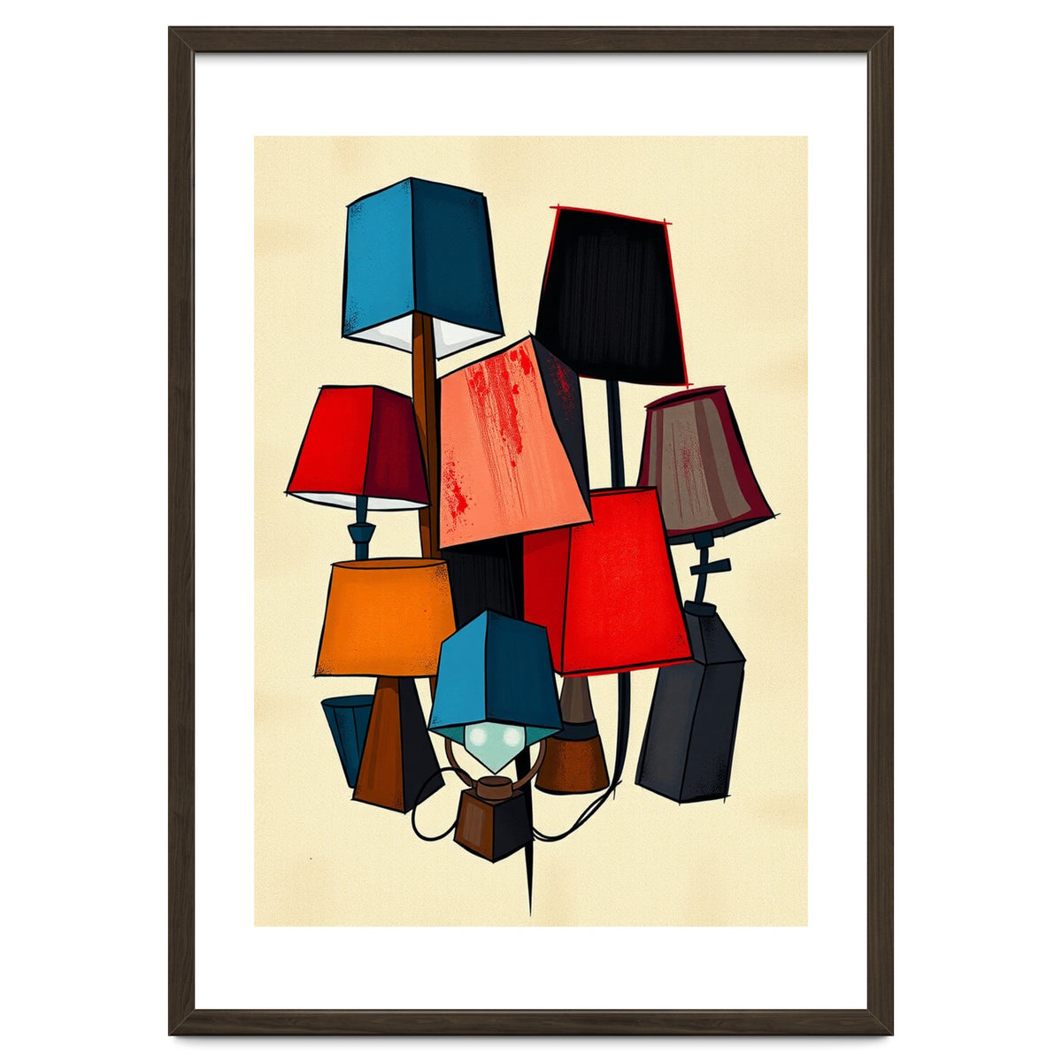 The Lamp Abstract Elegant