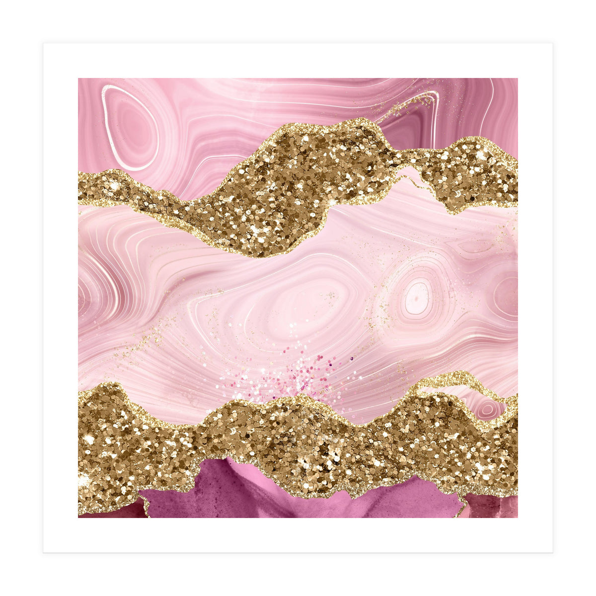 Agate Glitter Dazzle Texture 11 (Print Only)