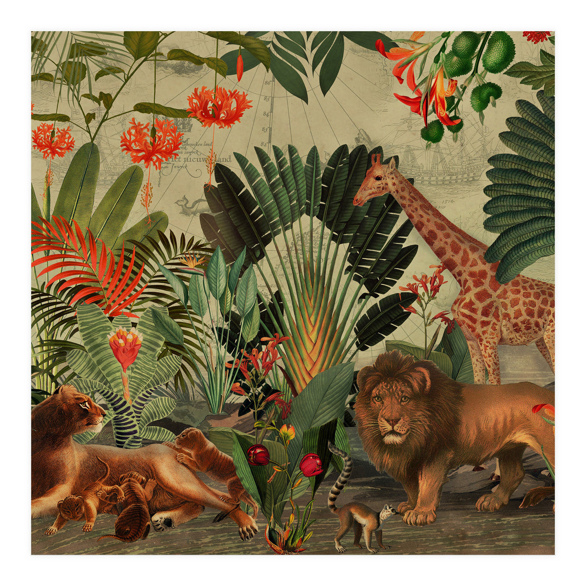 African Jungle Adventure (Print Only)