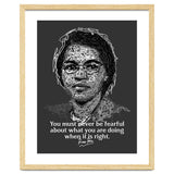 Rosa Parks  American Activist Legend in Scribble Art thumbnail