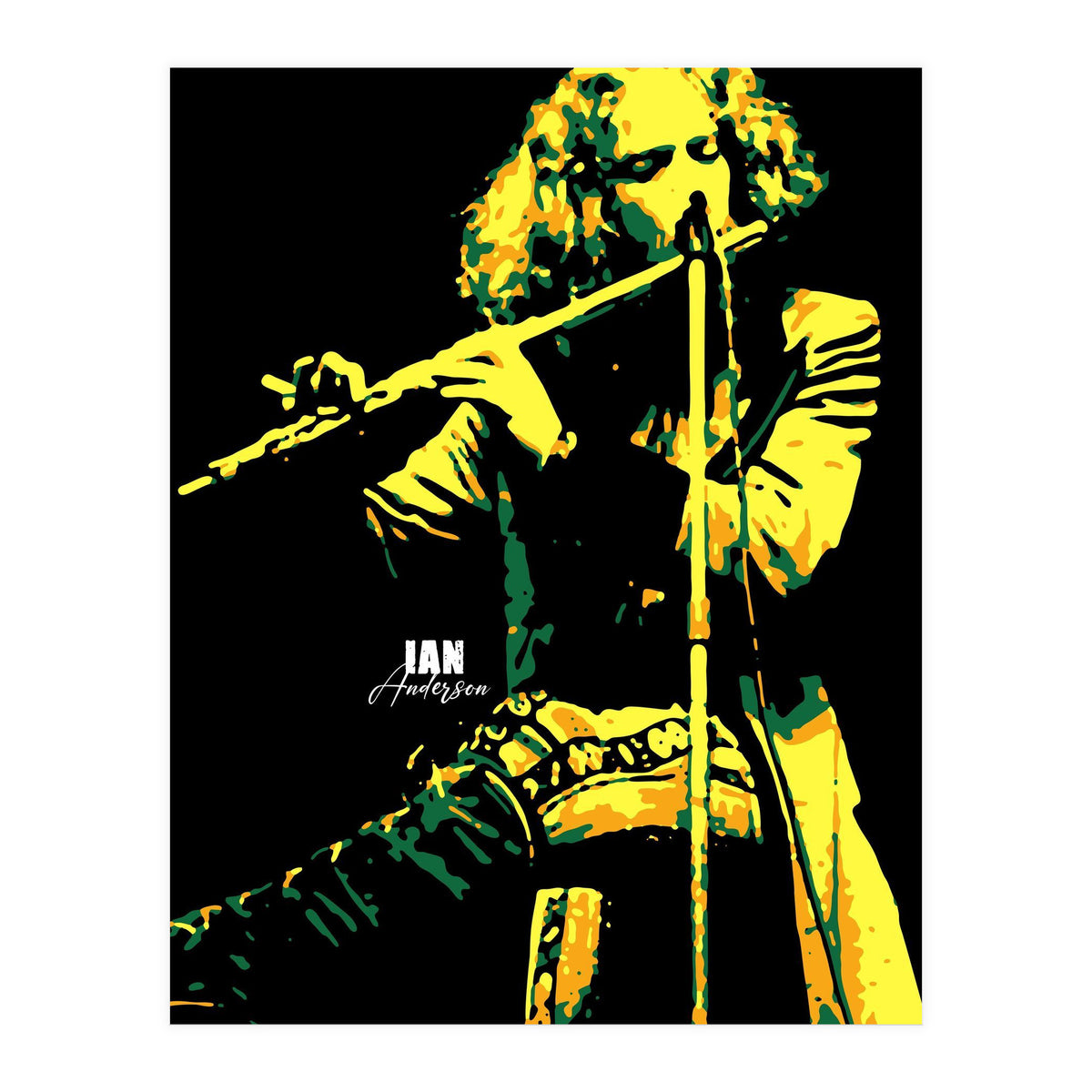 Ian Anderson Musician Legend (Print Only)