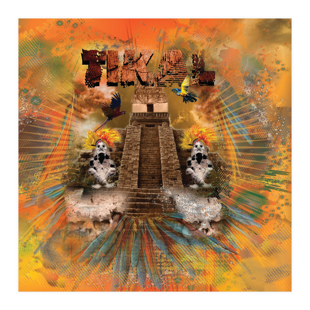 Tikal Mayan Temple (Print Only)