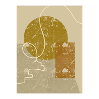 Geometric Composition with an Organic Touch (Print Only)