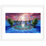 Oasis of Dreams: Surreal Tropical Landscape thumbnail