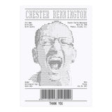 Receipt Art Chester Bennington (Print Only) thumbnail