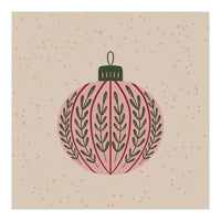 Christmas globe with branches (Print Only)