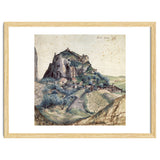 'Castle and Town of Arco', 1495, Watercolour on paper, 22,3 x 22,3 cm. thumbnail