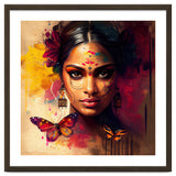 Golden Butterfly Hindu Portrait thumbnail