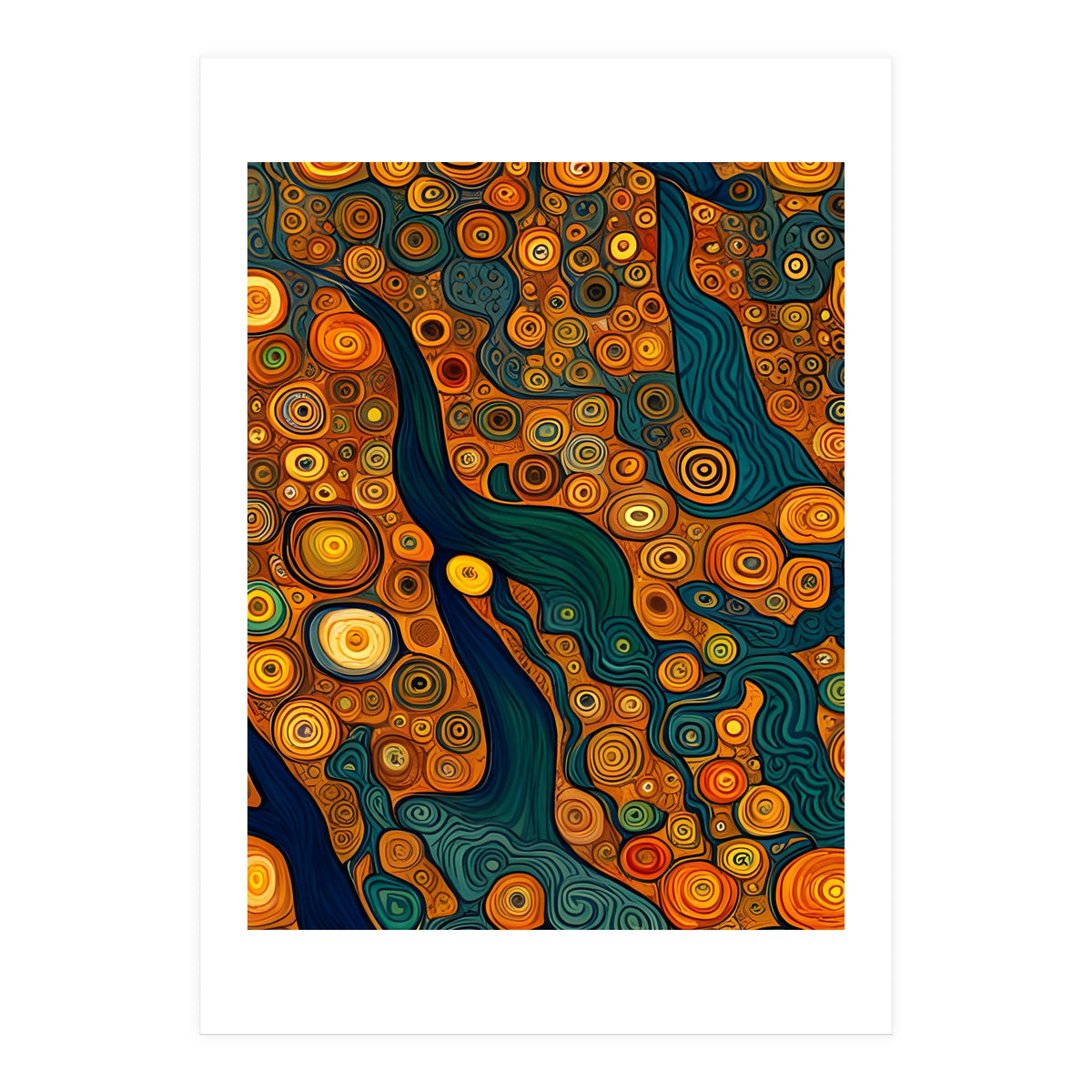 Artificial Masterworks - Klimt van Gogh (Print Only)