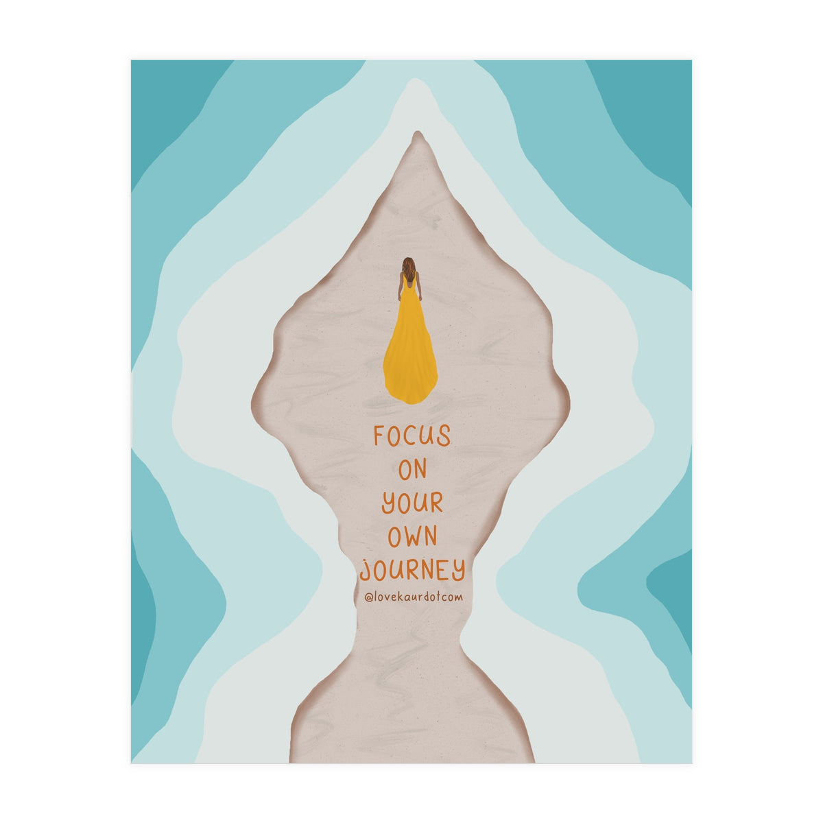 Focus On Your Own Journey (Print Only)