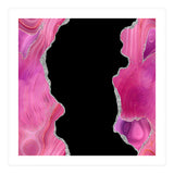 Magenta & Silver Agate Texture 02  (Print Only) thumbnail