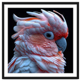 Pink Cockatoo Parrot Close Up Portrait Feather thumbnail