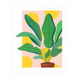 Pastel Plants Love, Botanical Nature Illustration, Gardening Blush Growth, Positive Vibes Mindset Hope (Print Only) thumbnail